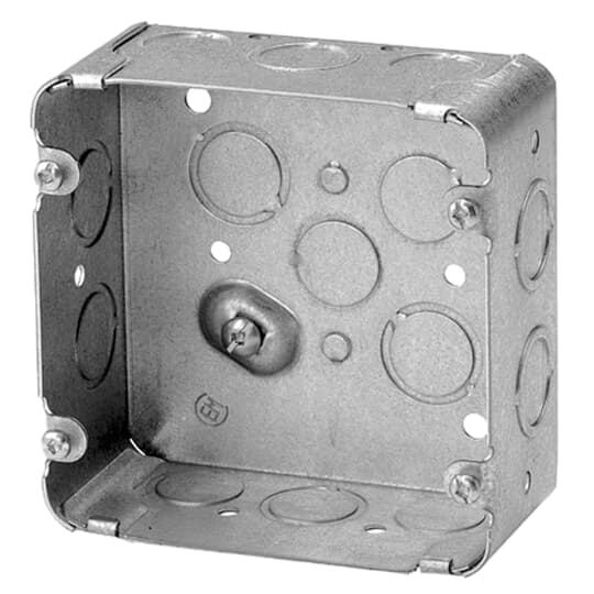 BOX METAL SQUARE 4-11/16X 2-1/8