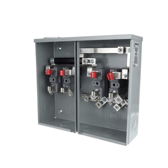 METER SOCKET OVERHEAD/UNDGR 200A 4-JAW 200A 2P LEFT HAND | Guillevin