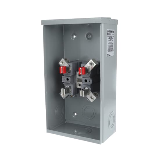 METER SOCKET OVERHEAD 4-JAW 200A WITH TWIN HUB OPENING | Guillevin