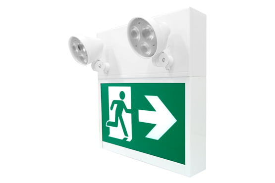 Goodwin Led Module Pictogram COMBO STEEL PICTOGRAM 6VDC 36W 1 FACE 2-HEAD 0.9W LED | Guillevin