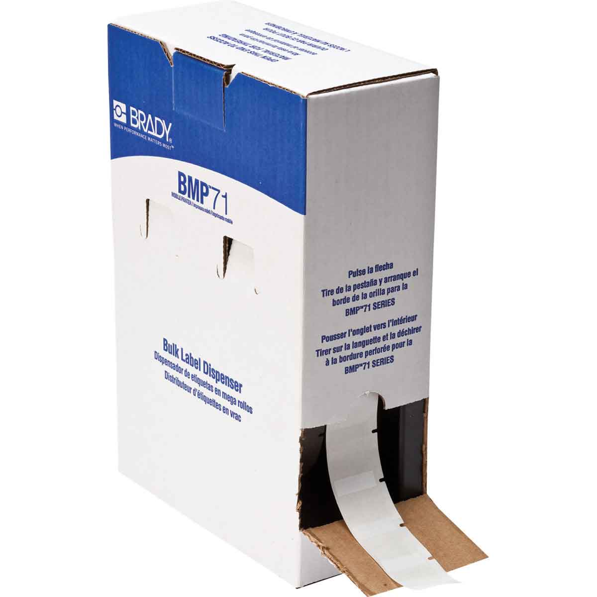 Repositionable Multi-Purpose Vinyl Cloth Labels 1 in H x 1 in W | Guillevin
