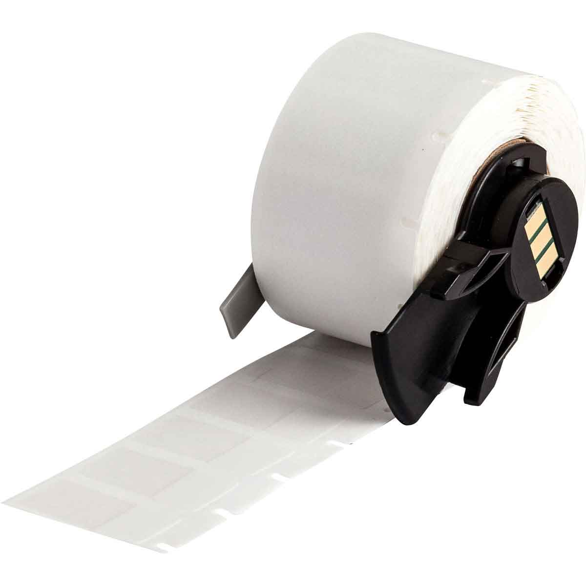 Self-Laminating Vinyl Wrap Around Labels 1 in H x 0.5 in W WT, Clear ...