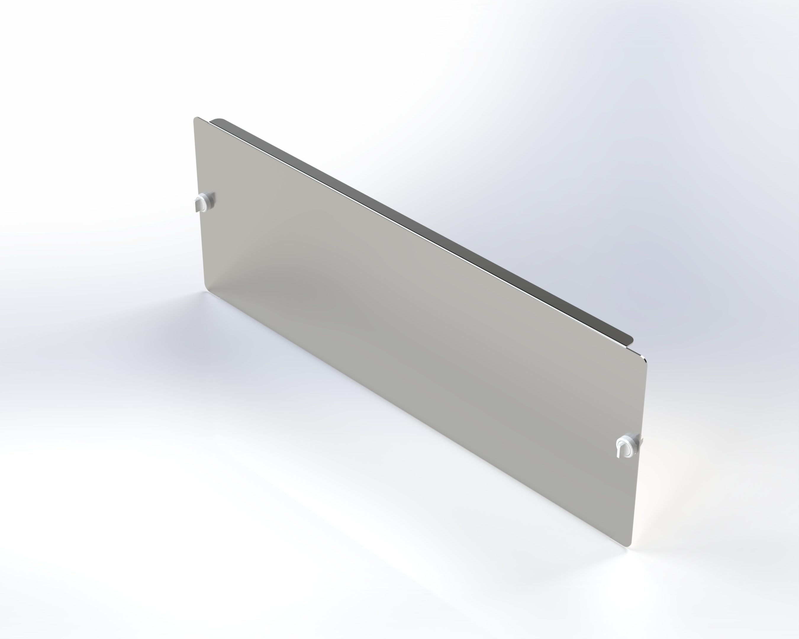 FORMED STEEL BLANK PANEL 19IN W 4RU TOOL-LESS BLACK
