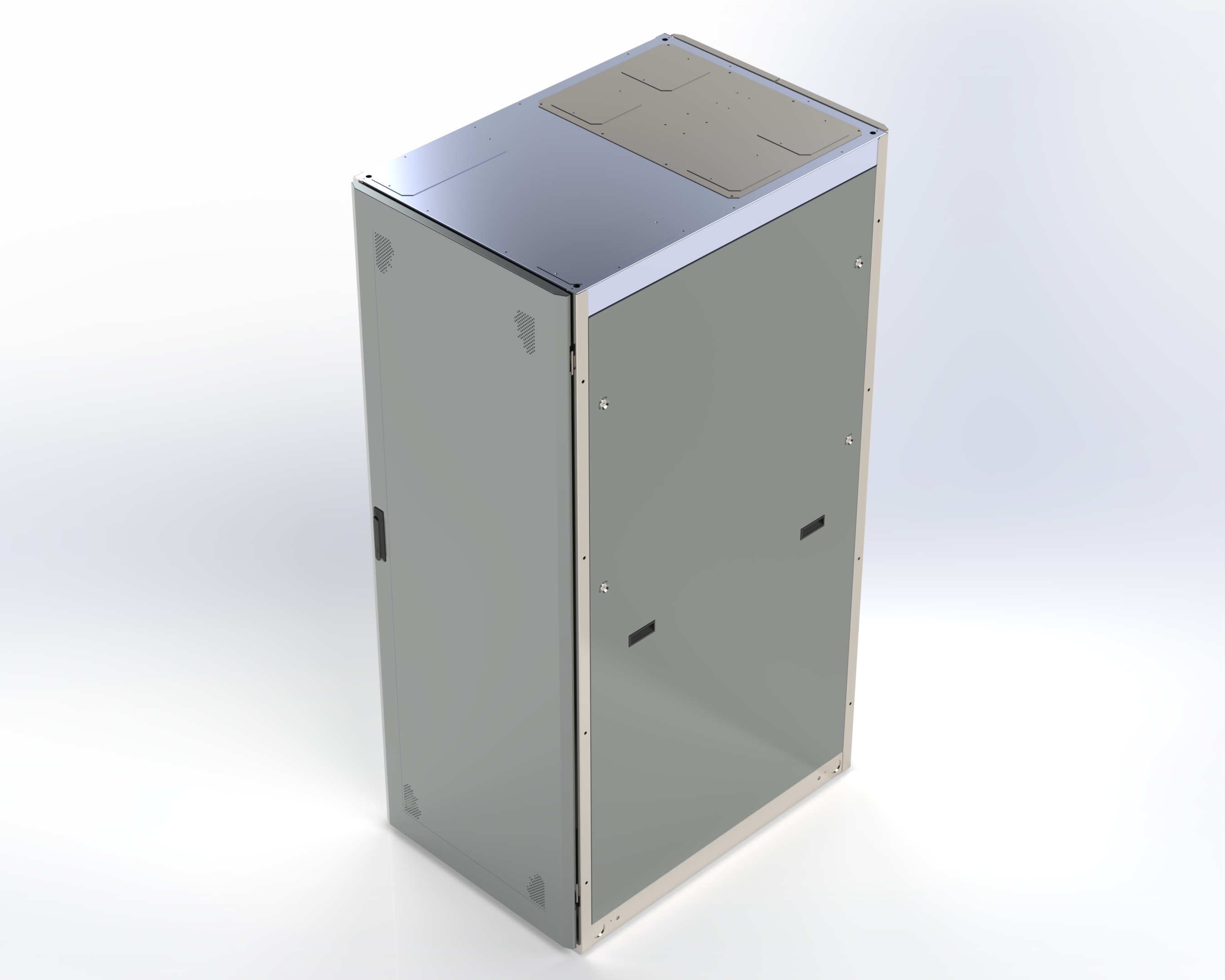 Stand Alone Cabinet 42U 42" CB4KNW-274242-BK