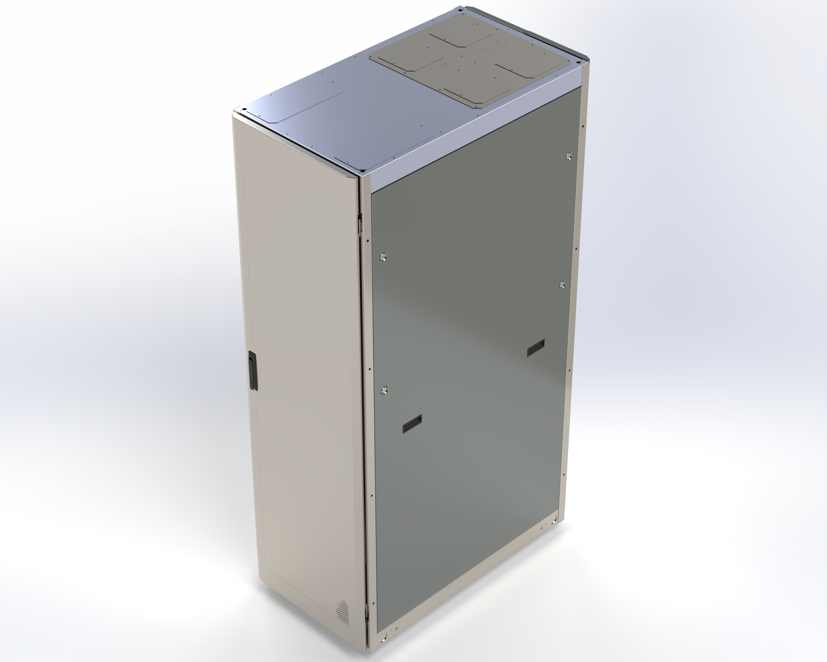 Stand Alone Cabinet 42U 42" CB4KSV-214242-BK
