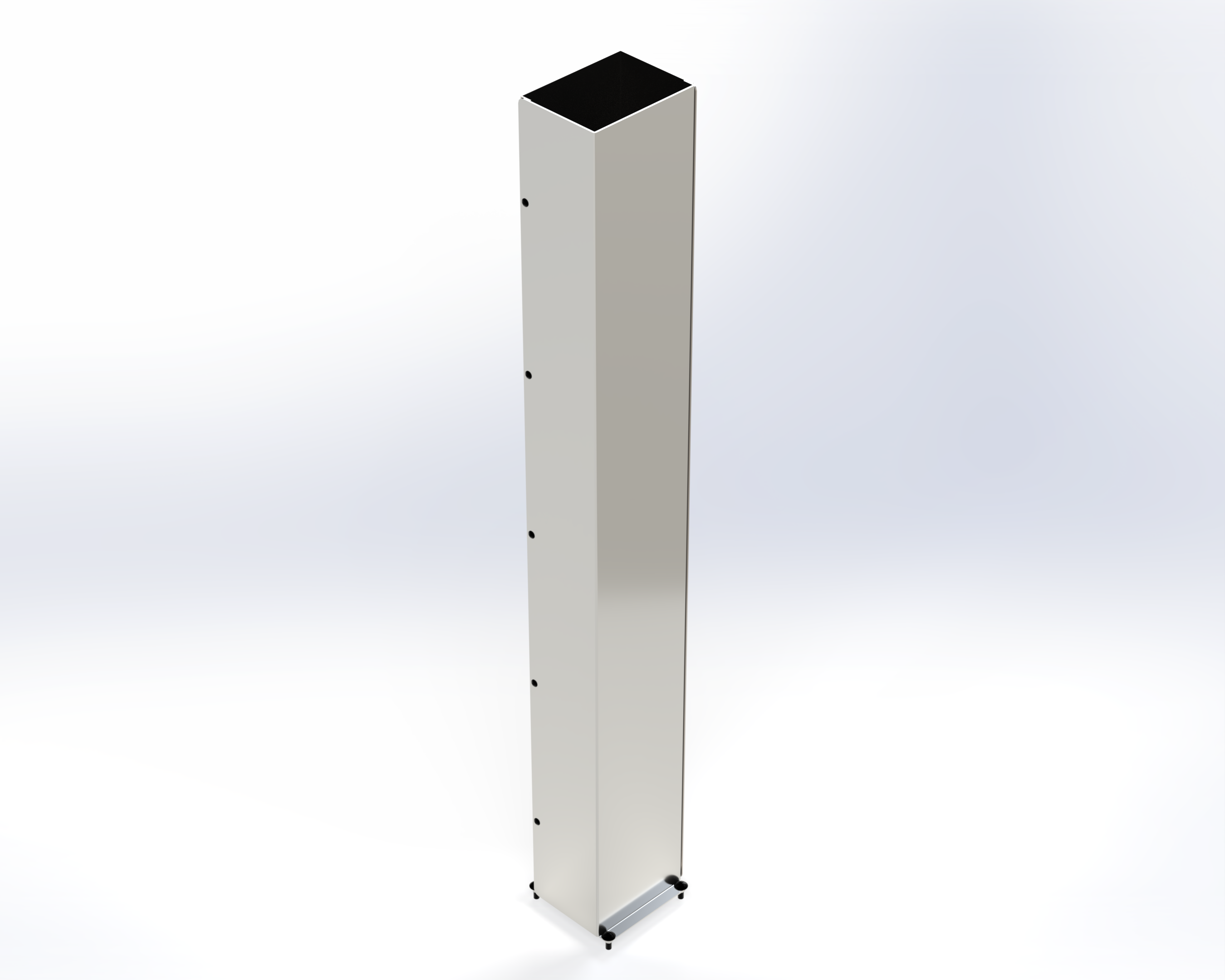 CABLE CHIMNEY 4"W X 4"D X 36"H BLACK