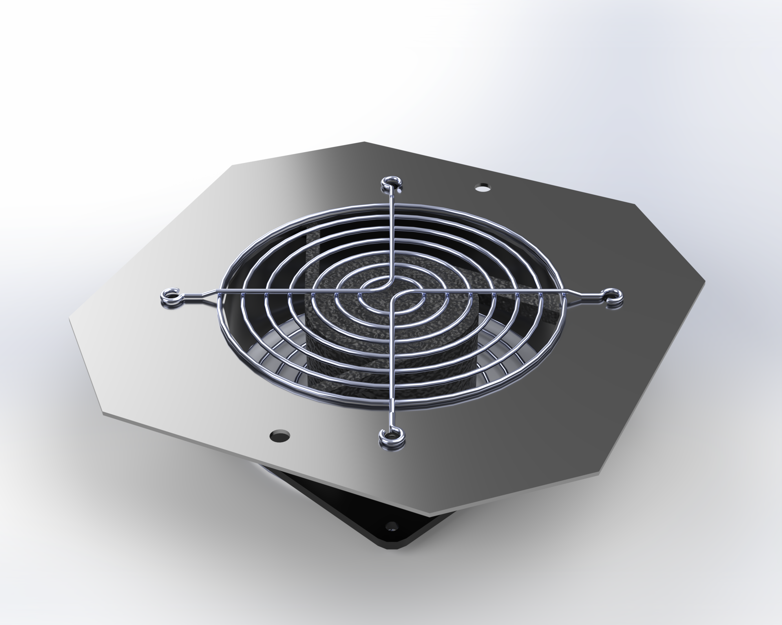 FAN 4IN 50CFM WITH SERIES 4000 ADAPTOR 3' CORD BLACK