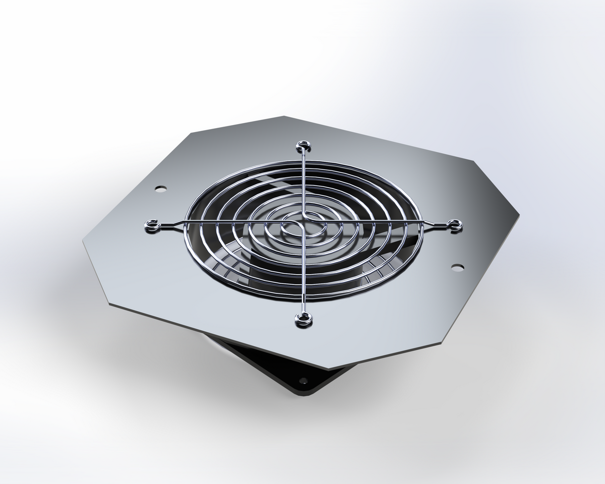 FAN 4IN 100CFM WITH SERIES 4000 ADAPTOR 3' CORD BLACK