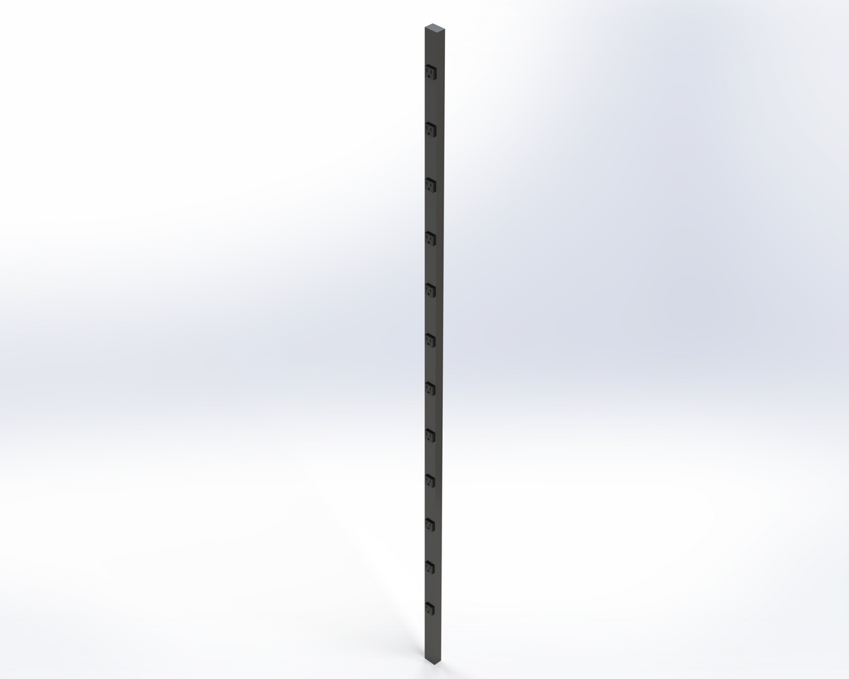 ALIMENTATION 15A 12 PRISES 75PO CORDE 6  NOIR