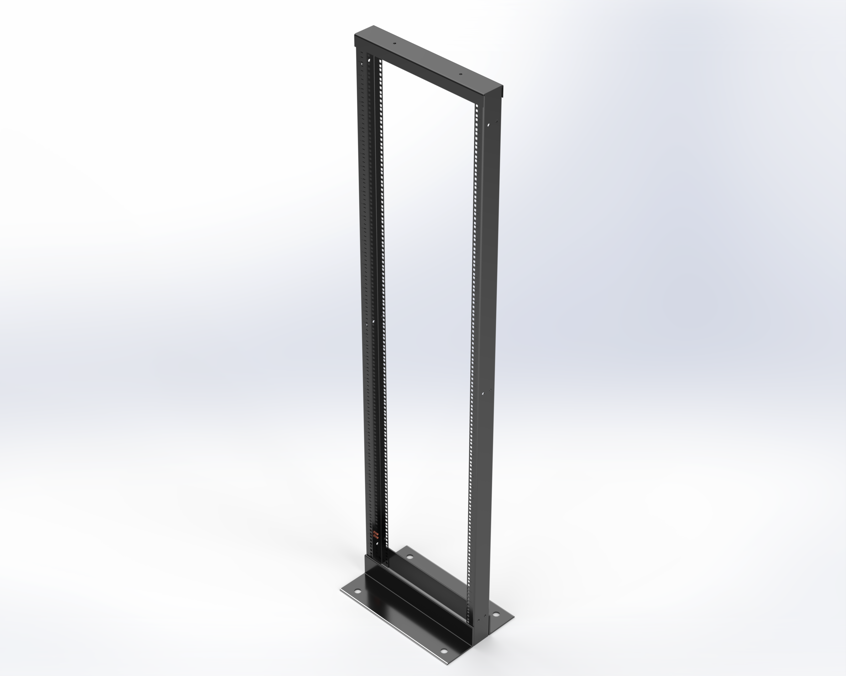 20.5"W X 13"D 44RU SERIES 710 RACK  - 2 SIDES CAGE NUT ST