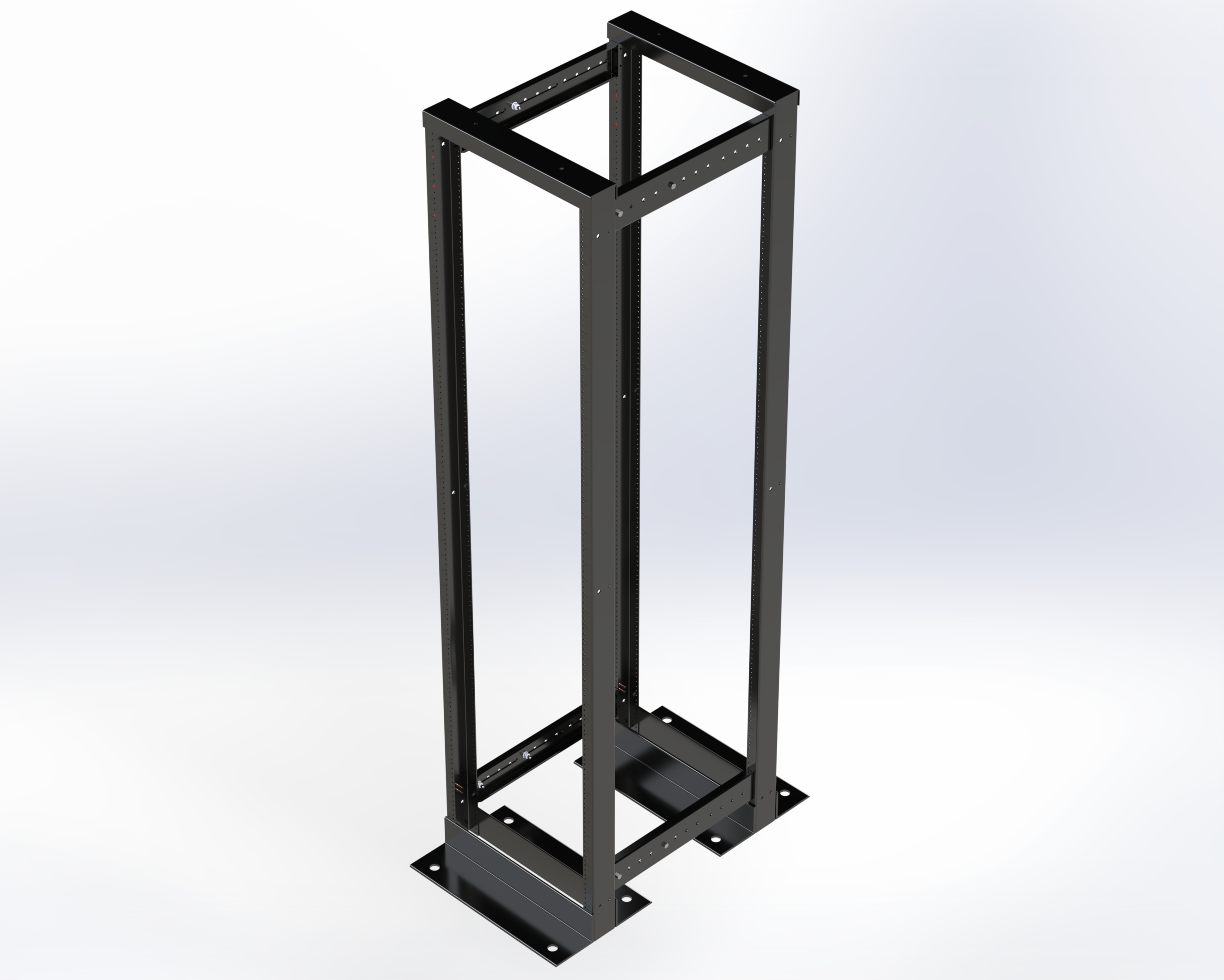 BRAQUETTES (4) POUR RELIER 2 RACKS A 2 POTEAUX POUR EN FA