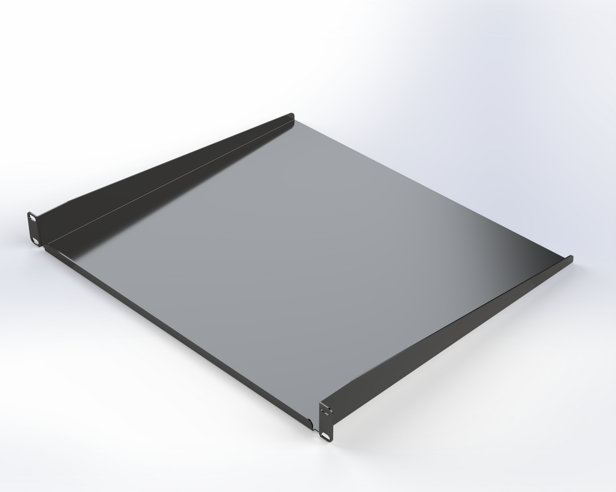 TABLETTE MONTAGE AVANT 19PO L X 12PO P 1RU NOIR