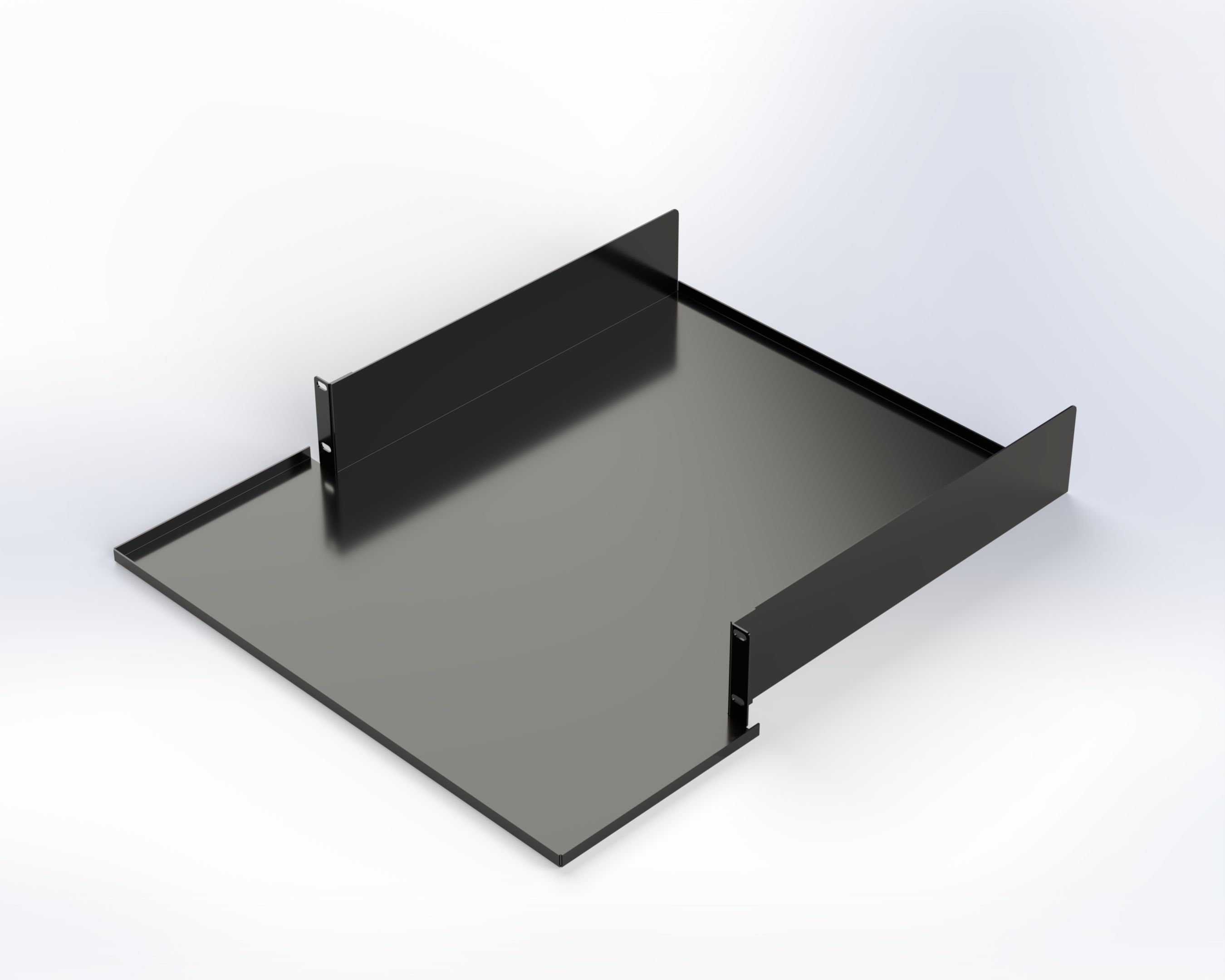 KEYBOARD/MONITOR SHELF 19 X 16 (20) BLACK