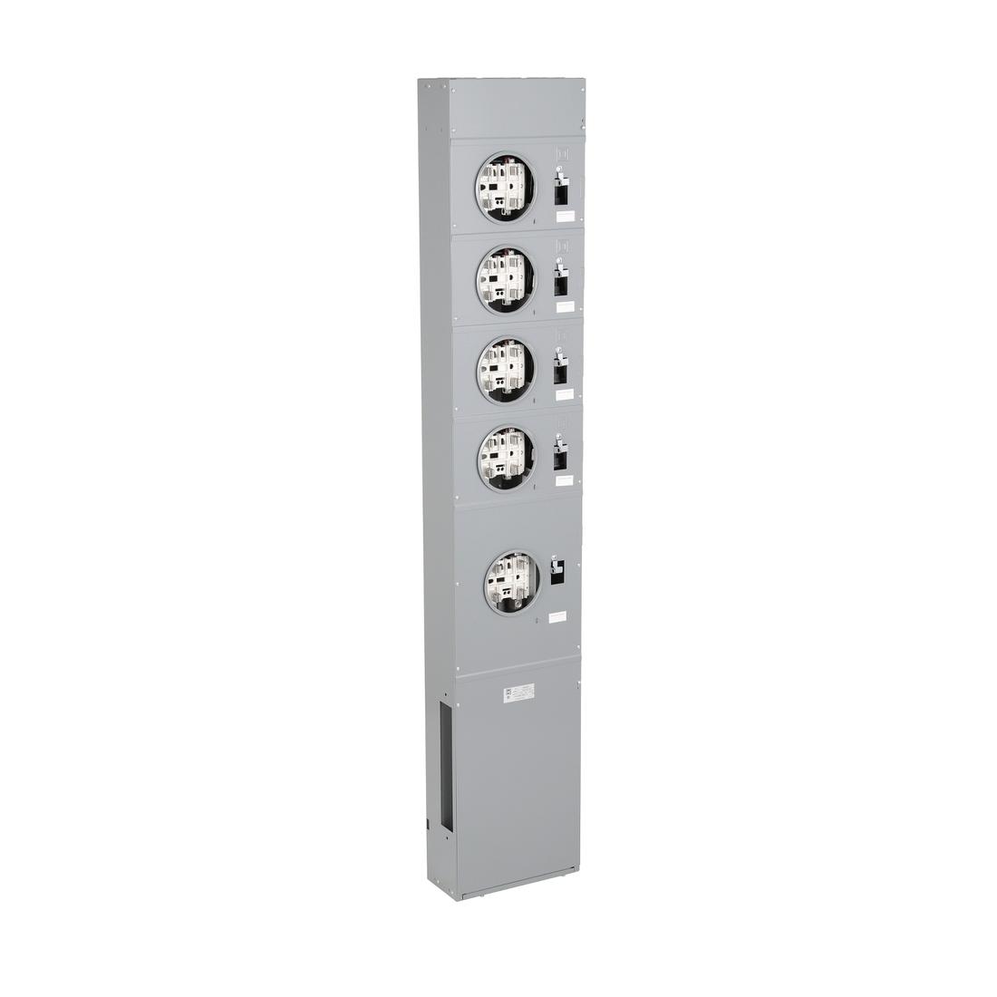 METER STACK 5-SUB SERVICES 125A 4 GANG 200A 1 GANG 4-JAW | Guillevin