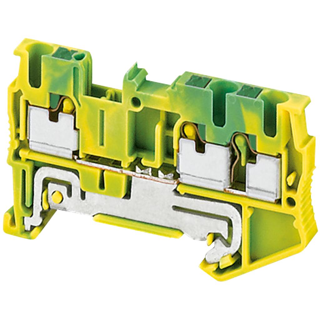 PUSH-IN TERMINAL, GROUND, 3PTS, 2,5MM² | Guillevin