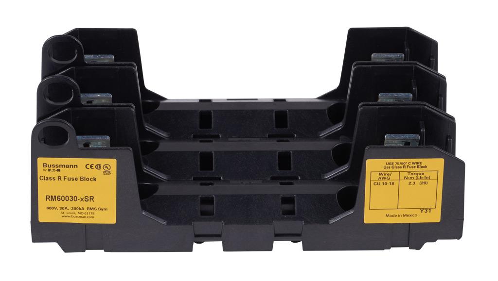 FUSE BLOCK CLASS R 30A 600V 3P | Guillevin