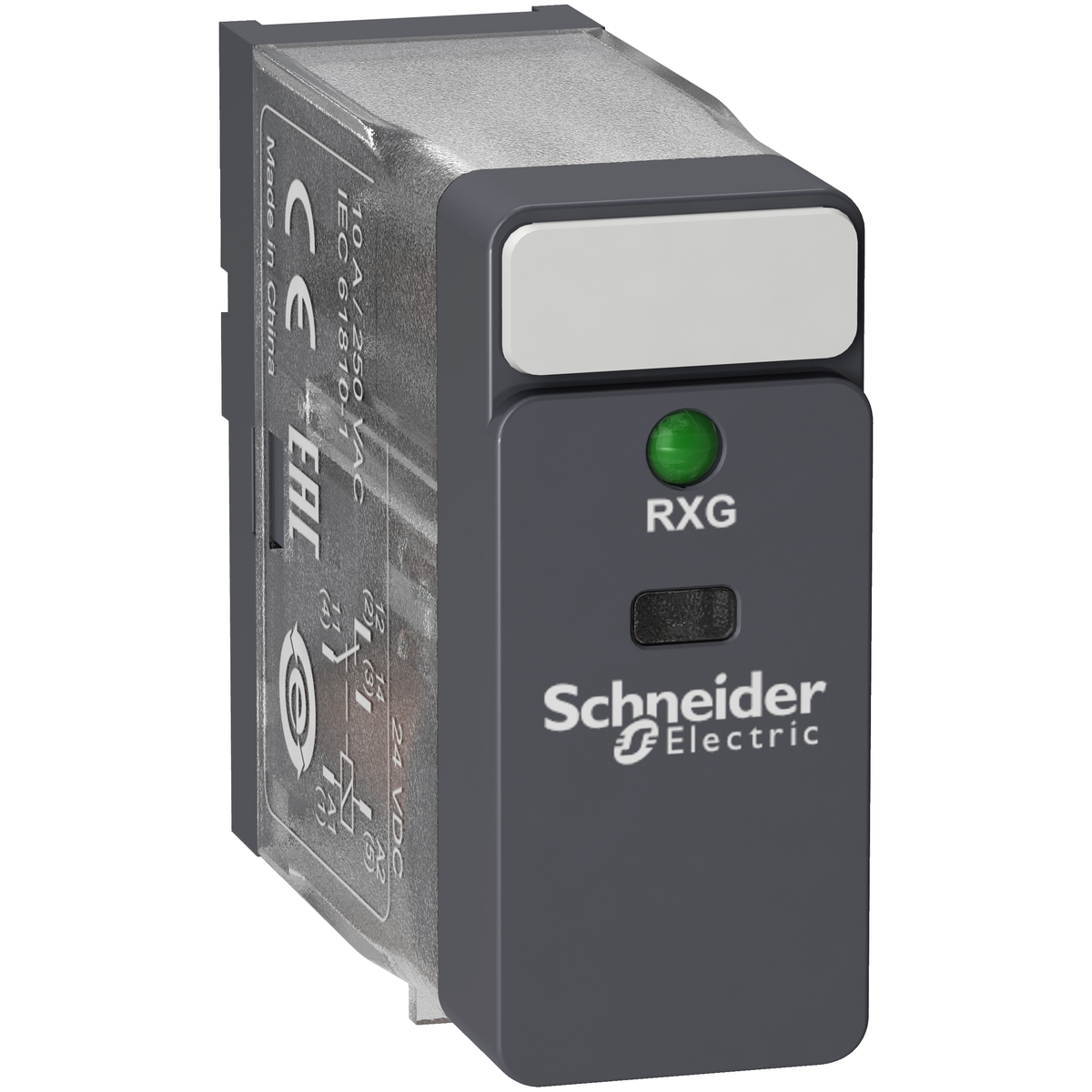 Sch Relay Module RELAY PLUG-IN 1 C/O STANDARD WITH LED 24VDC 10 A | Guillevin