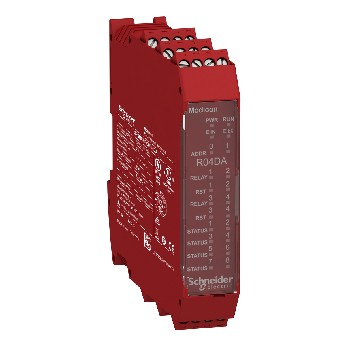 Sch Relay Module 4 SAFETY RELAY OUTPUTS EXP. SCREW TERM | Guillevin