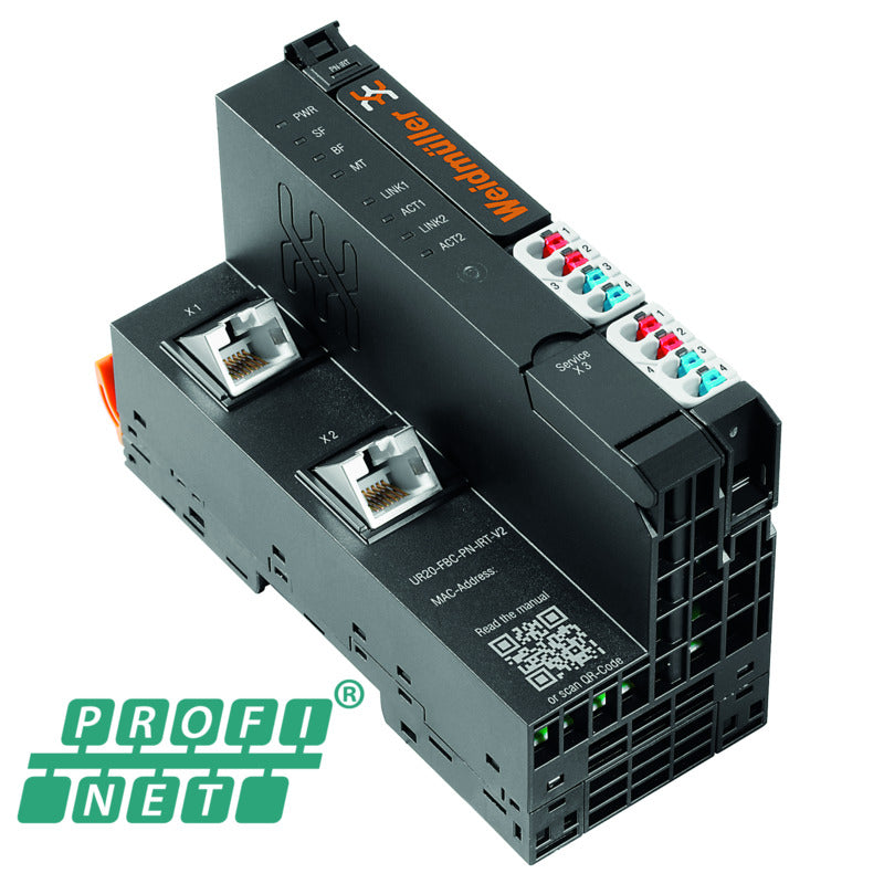 Fieldbus coupler (I/O), PUSH IN, Micro USB 2.0, 24 V DC +20 %/ -15 % ...