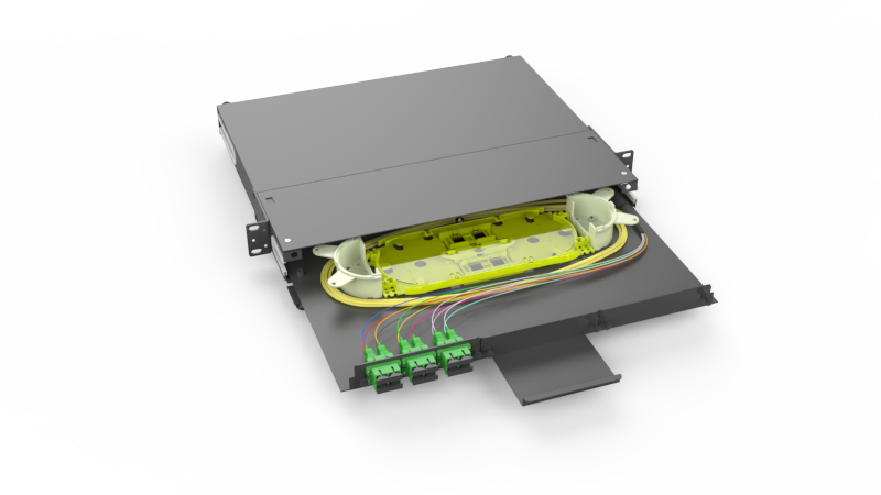 WIREWERKS 1U RACK MOUNT FIBER PATCH PANEL | Guillevin