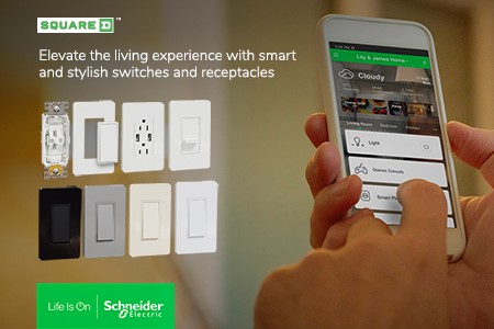 Square D<sup>TM</sup>: smart switches and receptacles from Schneider Electric 